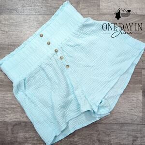 Simply Southern High Waist Textured Shorts Size S